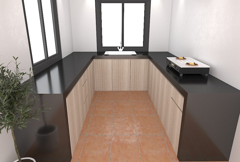 Percantik Dapur Anda dengan Desain Kitchen Set jenis U-Shape