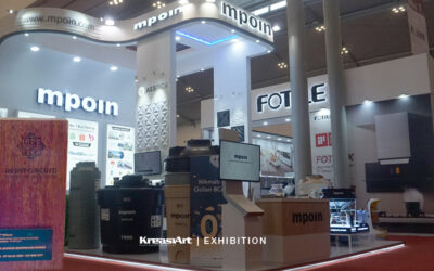 Booth Mpoin Juara ke 2 pameran IndoBuildTech Expo 2022