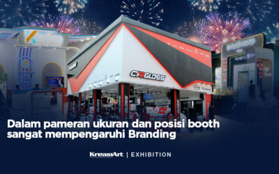 Dalam pameran ukuran dan posisi booth sangat mempengaruhi Branding